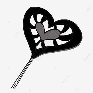 心形棒棒糖简笔画专题模板-心形棒棒糖简笔画图片素材下载-我图网