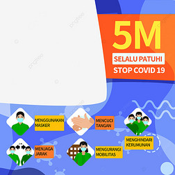 5m protokol kesehatan twibbon ͷ߿ɫ