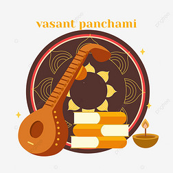 ӡ vasant panchami ͳɫͼͼ