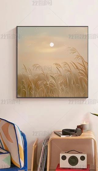 抽象画风景图片大全-抽象画风景背景图片-我图网