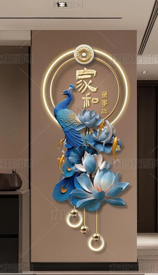 珐琅彩装饰画图片大全-珐琅彩装饰画背景图片-我图网