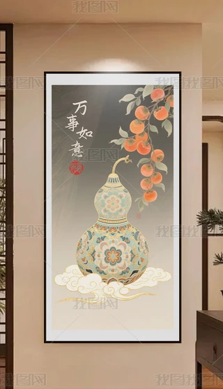 抽象油画装饰画黑白金不规则图形抽象画大地色下载-编号34655280