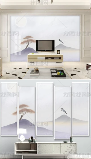 紫色意境图片大全-紫色意境背景图片-我图网