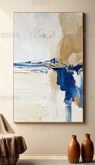抽象画 僧侶 油彩画 油彩抽象树装饰画_图品汇