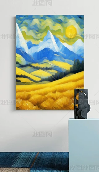绘画画风景图片大全-绘画画风景背景图片-我图网