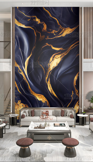 ŷʽ�ߵ���ɫ�̽����ʯ���Ұ屳��ǽ