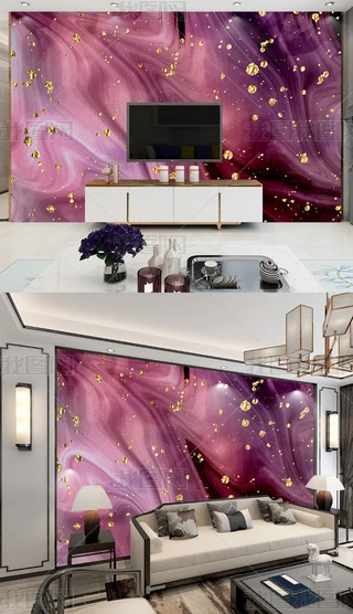 紫色背景墙图片大全-紫色背景墙背景图片-我图网