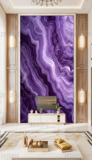 紫色石图片大全-紫色石背景图片-我图网