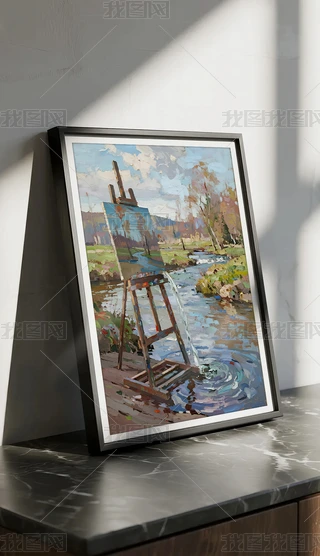 自然画油画图片大全-自然画油画背景图片-我图网