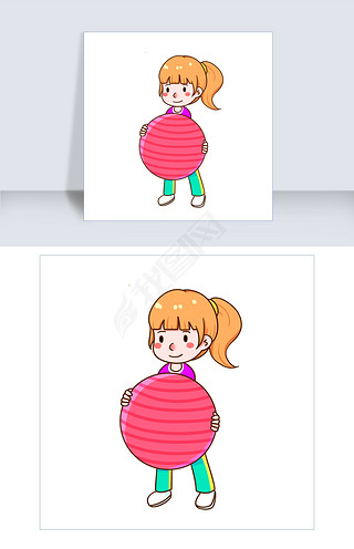 短发女孩跑步简笔画专题模板-短发女孩跑步简笔画图片素材下载-我图网