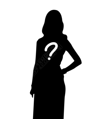 神秘人黑影背影