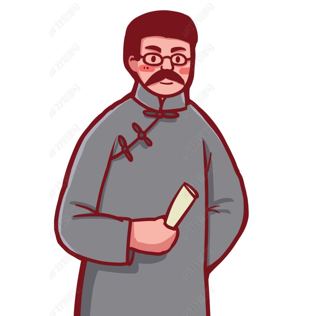 q版民国历史人物李大钊