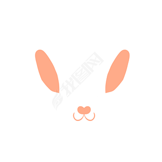 动物兔子耳朵装饰