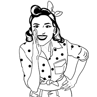 美式黑白漫画人物线稿