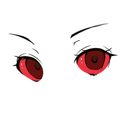 万圣万圣节红眼睛双眼漫画二次元眼神双眼