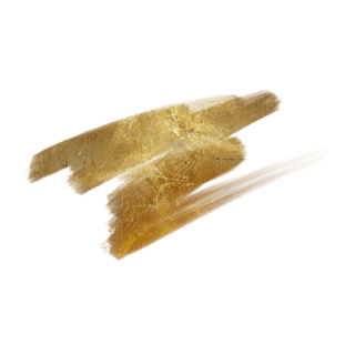 烫金水墨笔刷效果金色