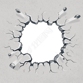 墙洞漫画专题模板