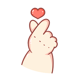 比心可爱小胖手手势表情包