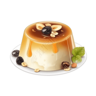 甜品布丁免抠元素
