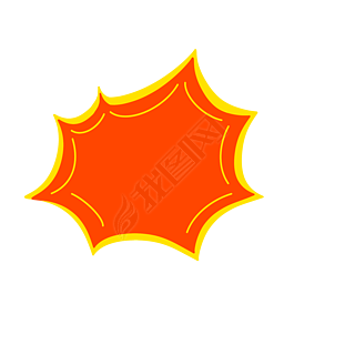 卡通手绘惊爆价爆炸框