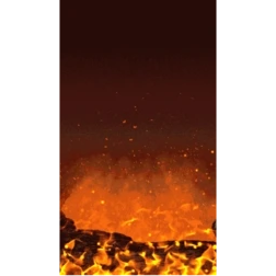 岩石火焰火特效酷炫竖版视频背景海报动图gif