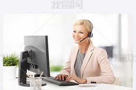 business customer service woman iling