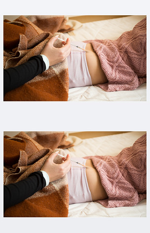 女人的注射器在孩子屁股制作注塑