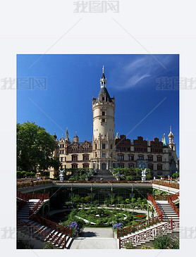 Orangery garden of castle Schwerin (Germany)