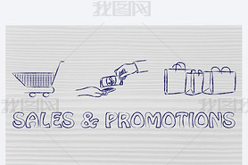 Sales  promotions illustration