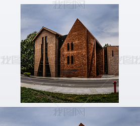 Brewery Castle Mill - bailey, castle in Olsztyn, Poland