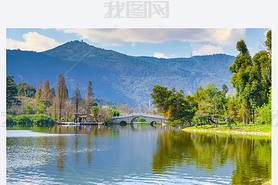 Kunming Dianchi Lake in China, Asia                      