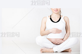 Prenatal Yoga, cross-legged position