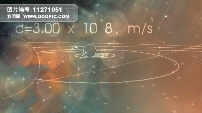 星空科技数学符号算式动感视频背景