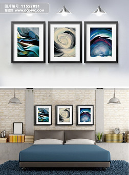 云影油画装饰画|现代无框画