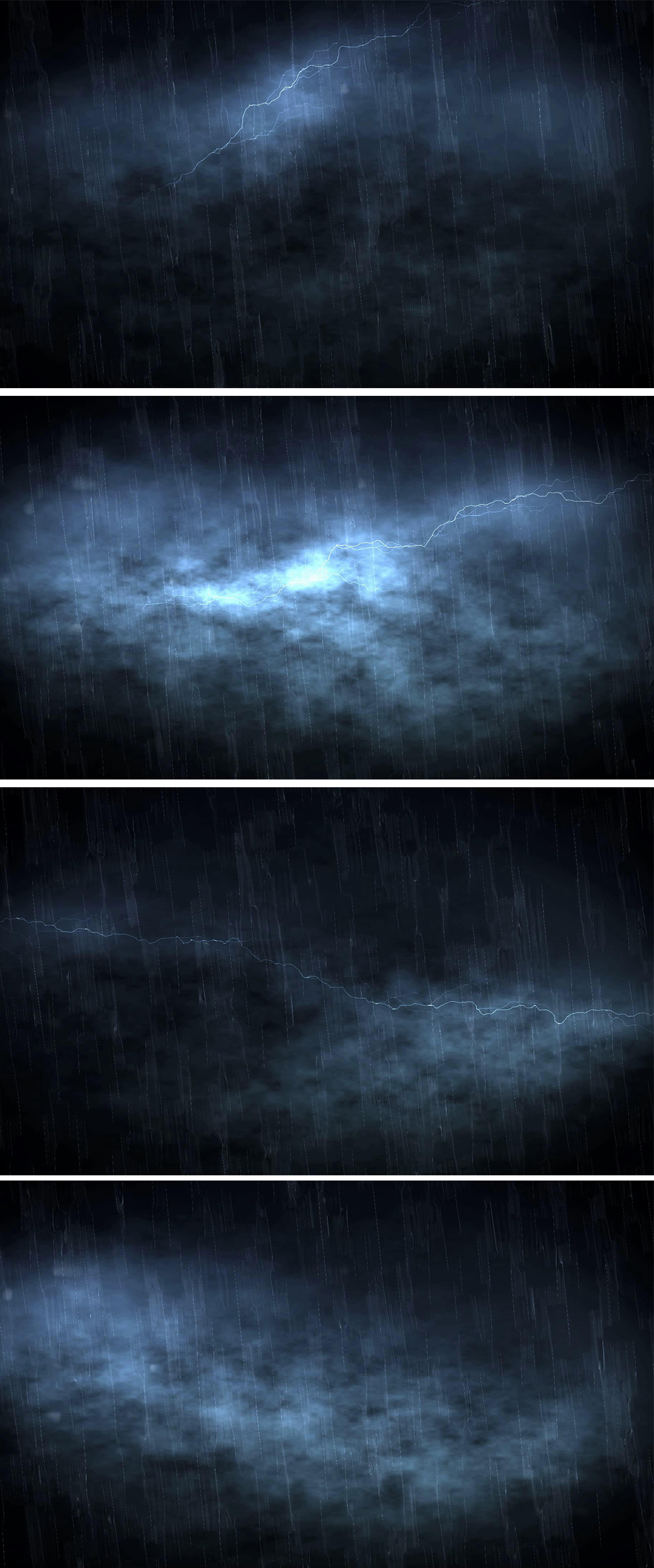 黑夜惊雷大雨动态视频