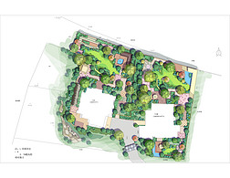 室外设计房地产图库彩平图PSD分层园林