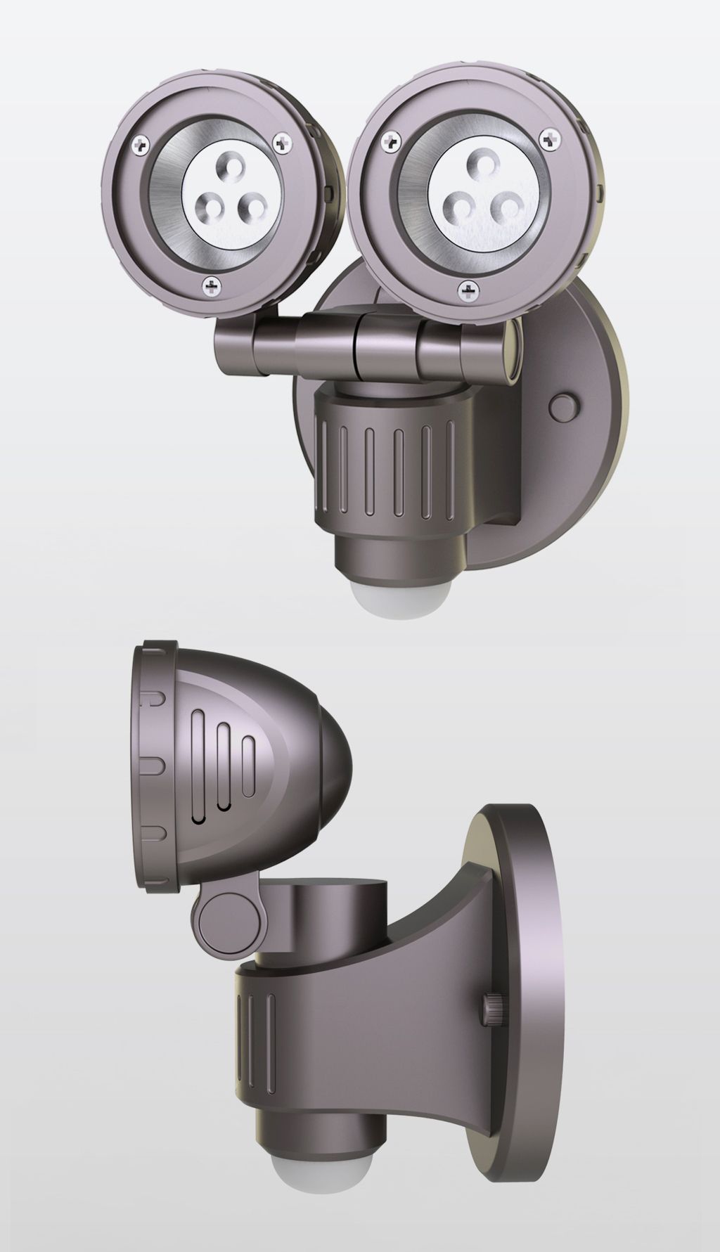 双头感应灯step格式犀牛建模rhino