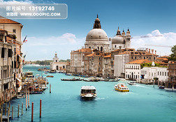 威尼斯水城城市风光欧洲建筑装饰画壁画