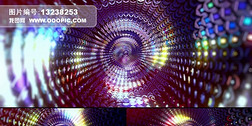 3D宇宙空间时光隧道背景素材4