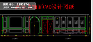 CADװǽ屳ǽ컨