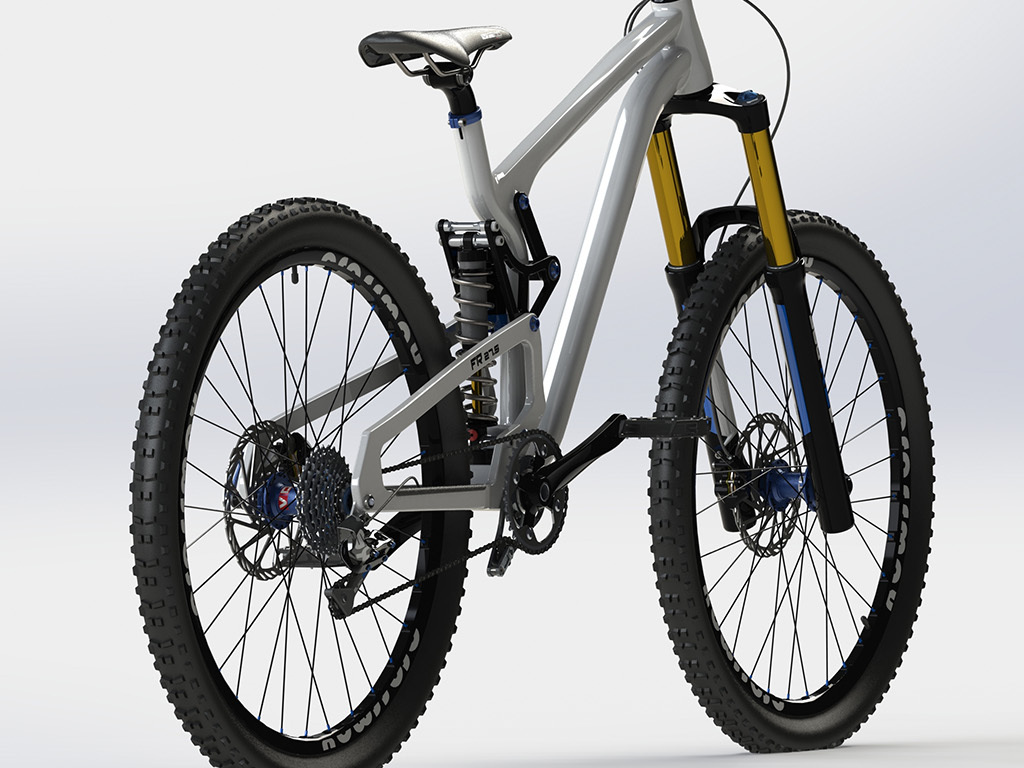 3d自行车模型下载