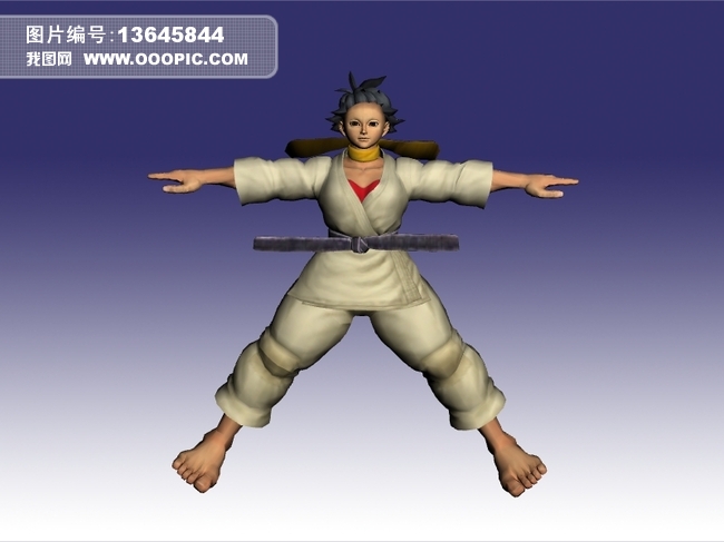 MAKOTO街头霸王3D模型