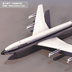 BOEIN707国外航空飞机模型
