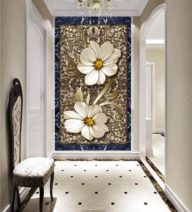 3d玄关欧式壁画下载-编号13704688-3d玄关-我图网