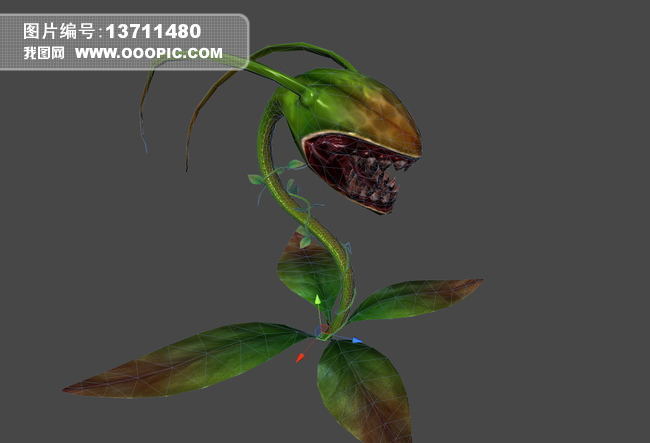 科幻怪兽角色系列之食人花带动作素材简介我图网提供科幻怪兽角色系列