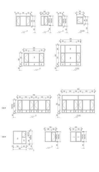 原创玻璃窗户图纸版权可商用