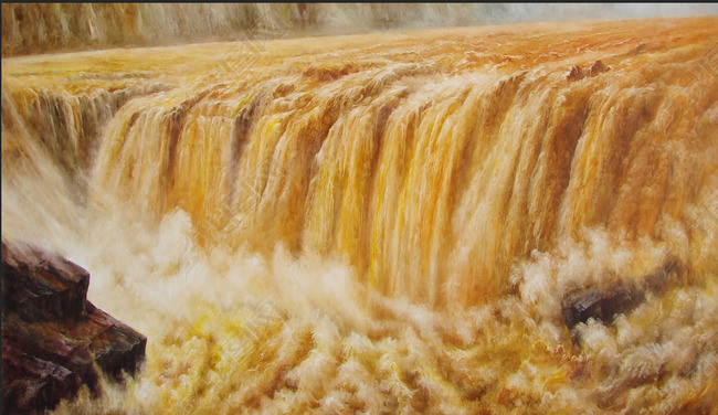 黄河颂电视背景墙