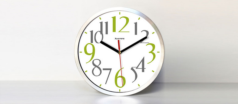 大数字表盘钟表现代工艺钟设计PSD钟面