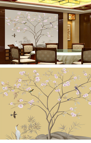 高清花鸟图下载-编号14196204-壁纸|墙画壁纸-我图网