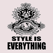 版权所有潮牌眼睛英文服装设计平面素材图片_